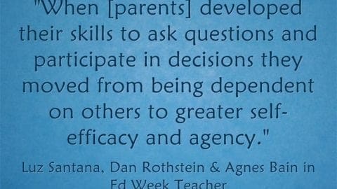 ‘Partnering With Parents’ by Asking Questions