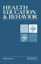 The cover of the journal Health, Education, & Behavior