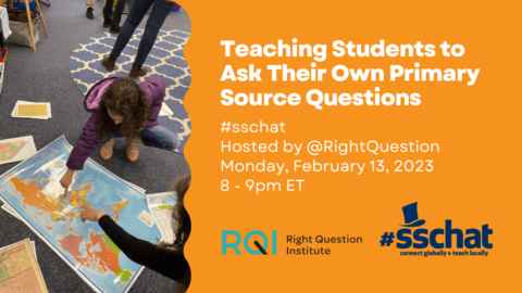 Talking social studies and questions on the #sschat network