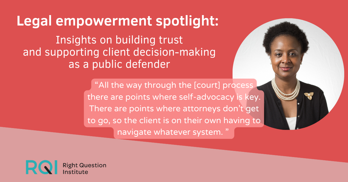 Legal empowerment spotlight: Insights on building trust and 