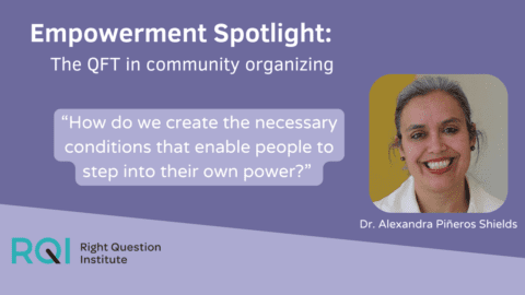 Empowerment Spotlight: The Question Formulation Technique in Community Organizing